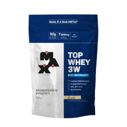 Top Whey Protein 3w 1,8kg - Mais Performance - Max Titanium Menor preço em Top Whey Protein 3w 1,8kg - Mais Performance - Max Titanium