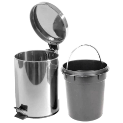 Lixeira Aço Inox Redonda 5 Litros Com Pedal Emborrachado é boa?