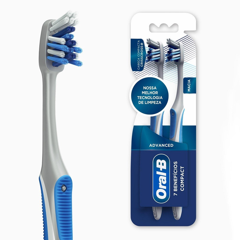 Escova De Dente Oral B Advanced Compact C/2 No Shoptime