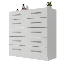 Comoda 10 Gavetas Torres CO1022 Branco Moville Movelaria é boa?