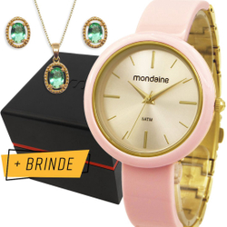 relogio feminino mondaine shoptime