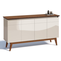 Buffet Classic Imcal Off White com Freijó 4 Portas - 66475 é boa?