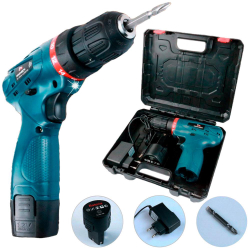 Parafusadeira Furadeira 3/8 pol Bateria 12V com Maleta Bivolt USK-MAX-01 é boa?