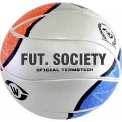 Bola Futebol Society Termotech Branco/Azul/Laranja Winner é boa?
