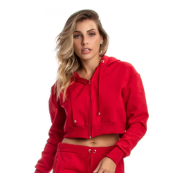 cropped zip up moletom com capuz cheap