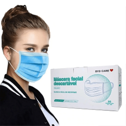 Mascara Medical Descartável Tripla Clip Nasal 50 Unidades byd é boa?