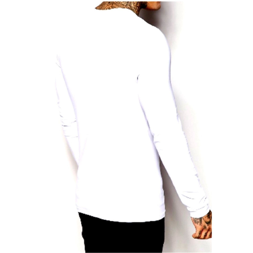 camiseta manga longa gola canoa