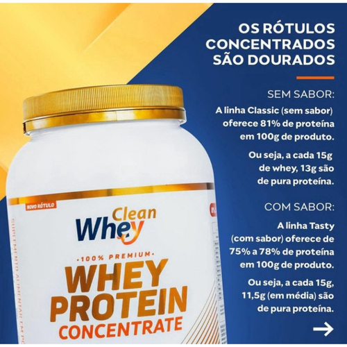 Clean Whey Concentrada Classic G Glanbia Sem Sabor No Shoptime