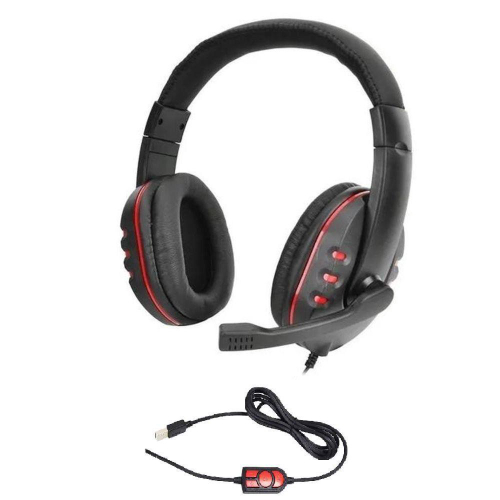 Fone De Ouvido Headset Gamer Usb Pc Ps4 Ps3 Notebook Knup No Shoptime