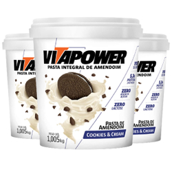 Kit 3X pastas de amendoim premium 1KG cookies and cream é boa?