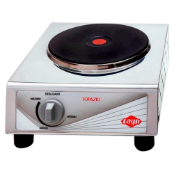 Fogão Elétrico Portátil 1 Boca Aço Inox Topázio - Layr Menor preço em Fogão Elétrico Portátil 1 Boca Aço Inox Topázio - Layr