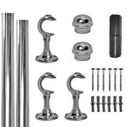 Kit Varão Para Cortina 3 Metros Pronto Para Instalar Cinza é boa?
