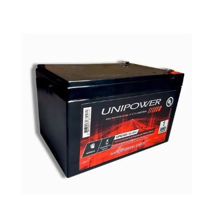 Bateria Selada 12V 12ah Unipower Vrla Agm - Nobreak No Shoptime