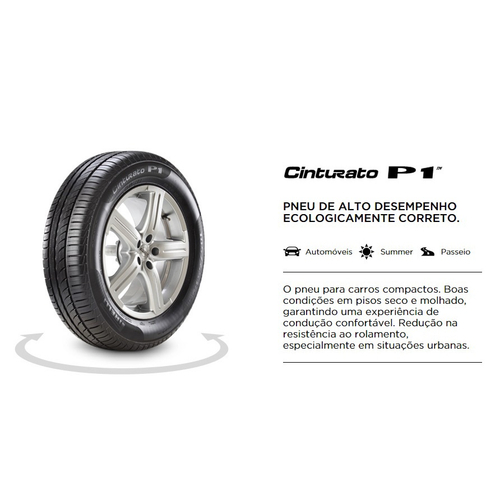 Pneu Pirelli 195/65R15 91H Cinturato P1 No Shoptime