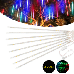 Cascata 8 Tubos Queda Pisca Pisca Chuva Gelo 50cm Luz Rgb Menor preço em Cascata 8 Tubos Queda Pisca Pisca Chuva Gelo 50cm Luz Rgb