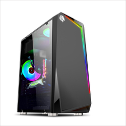 Gabinete gamer hayom GB1712, rgb, Mid Tower, Preto, Lateral em Vidro Temperado S/Fonte é boa?