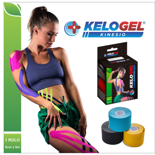 Fita Kin Sio Tape Bandagem El S Kelogel Premium Cmx M Un No Shoptime