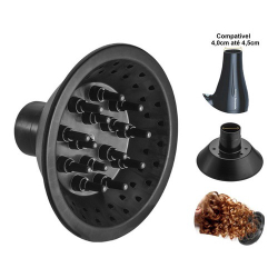 Difusor Secador De Cabelo Dompel Universal Definir Cachos Menor preço em Difusor Secador De Cabelo Dompel Universal Definir Cachos