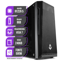 Pc Gamer Mancer Rawson, amd Ryzen 5 5600G, 8GB, ssd 240GB Menor preço em Pc Gamer Mancer Rawson, amd Ryzen 5 5600G, 8GB, ssd 240GB