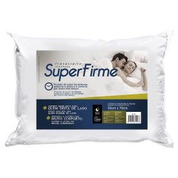 Travesseiro Super Firme Flocado Decoração 50x70cm Fibrasca é boa?