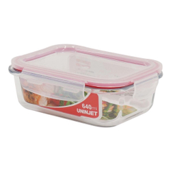 Pote De Vidro Hermético Marmita Tampa Plástico 640Ml Trava é boa?