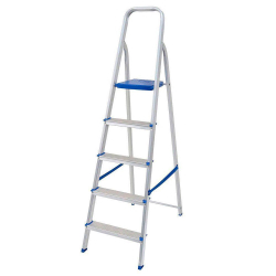 Escada Aluminio 5 Degraus Uso Doméstico Até 120 kilos Mor é boa?