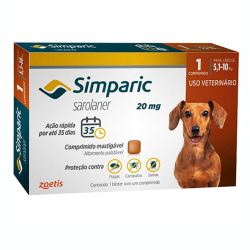 Simparic Antipulgas E Carrapatos Cães 5,1 A 10kg é boa?