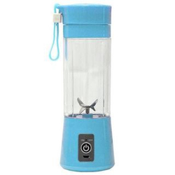 Mini Liquidificador Portátil Shake Juice Cup + Cabo USB - Azul é boa?