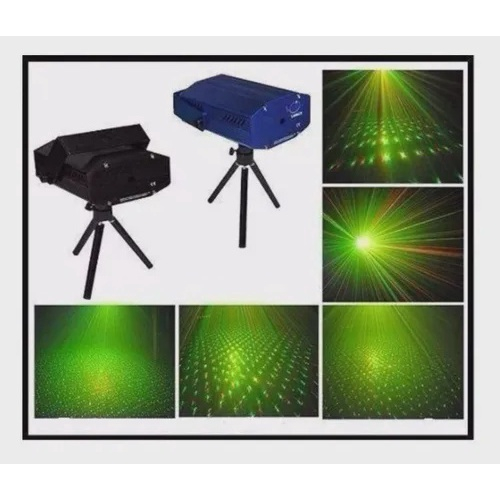 Mini Laser Stage Lighting Projetor Holográfico Para Festas no Shoptime