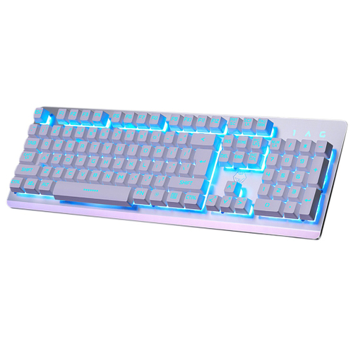 Tamanho Completo Teclado Para Jogos Rainbow Retroiluminado Teclado USB