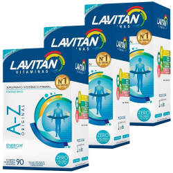 Kit 3 Lavitan Mais a-z Original Polivitamínico 90 comprimidos é boa?