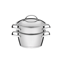 Cuscuzeira aço inox com fundo triplo 2 pç Tramontina é boa?