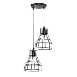 Lustre Pendente Triplo Aramado Catedral Preto é boa?