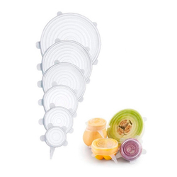 Jogo 6 Tampas De Panela Silicone Reutilizável Elástica Transparente é boa?