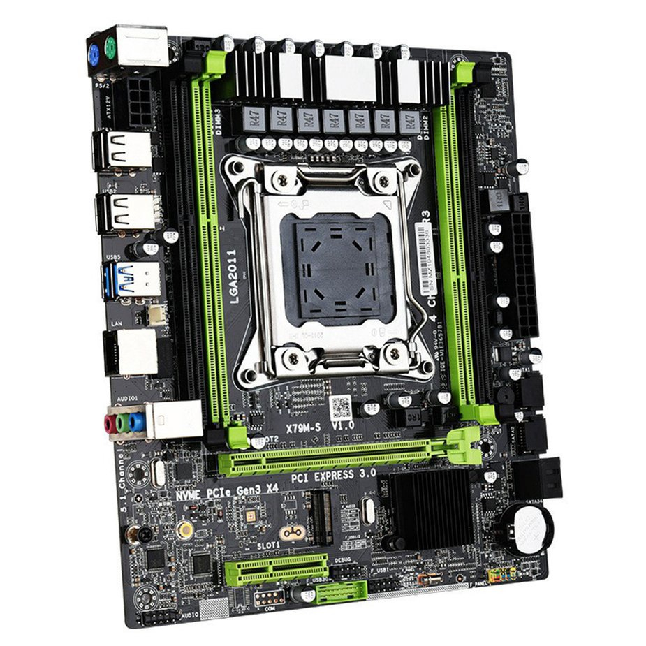 Mainboard X79M2 2.0 Com Xeon E5 2640 V2 Processor DDR3 1600MHz ram M.2 ...