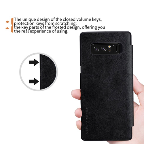 Telefone De Couro Flip Estojo Protetor Capa Adequada Para Samsung Galaxy Note 8 No Shoptime 0449