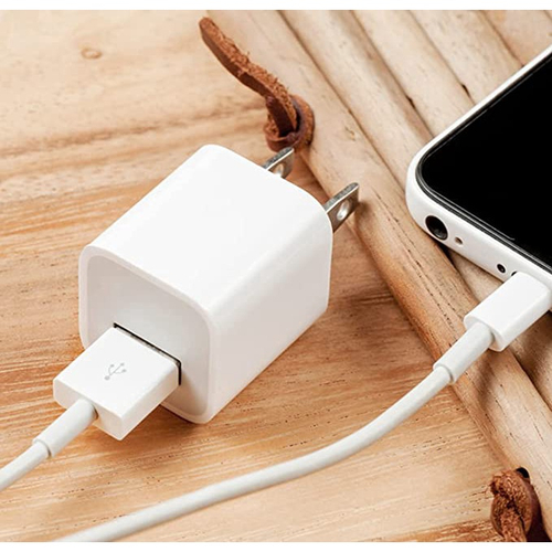 USB Wall Charger, Small iPhone Charger Box, Travel Plug Cube 5W Power