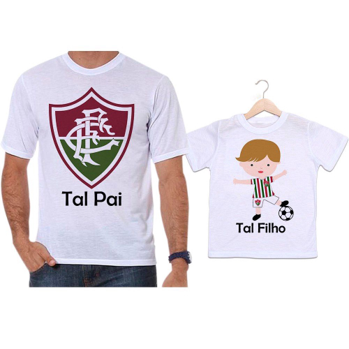 camisa de time pai e filho