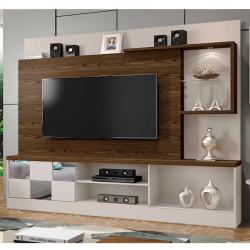 Home para TV até 65 Polegadas 1 Porta com Espelho Dinamarca Plus Mavaular Damasco Off White/Canion Soft Menor preço em Home para TV até 65 Polegadas 1 Porta com Espelho Dinamarca Plus Mavaular Damasco Off White/Canion Soft