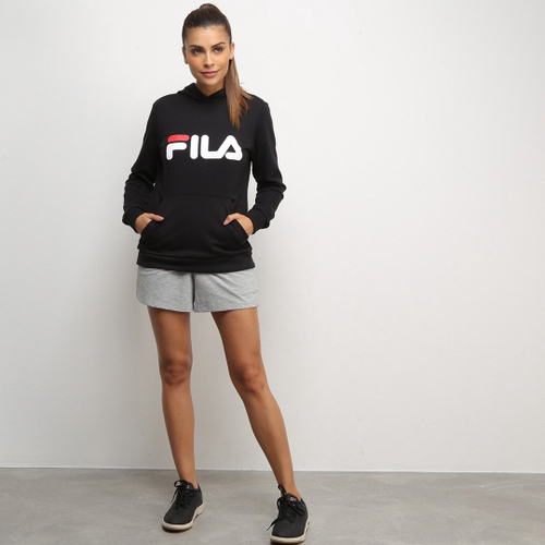 fila navy moletom com capuz