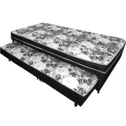 Cama Box Solteiro Conjugado Com Auxiliar Bicama Espuma Ortopédica é boa?