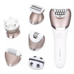 Kit Limpeza Depilador Elétrico Corpo Recarregável Kemei 5In1 é boa?
