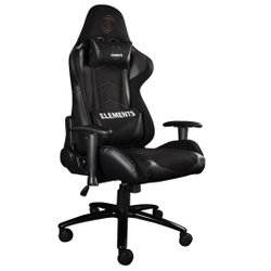 Cadeira Gamer Preta Elements Veda Nemesis Tecido Reclinável e Giratória Menor preço em Cadeira Gamer Preta Elements Veda Nemesis Tecido Reclinável e Giratória