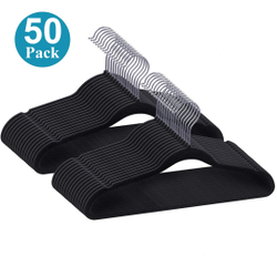 Cabide de Veludo Ultra Fino Antideslizante Preto - Caixa c/ 50 Cabides é ruim? Cabide de Veludo Ultra Fino Antideslizante Preto - Caixa c/ 50 Cabides é boa?
