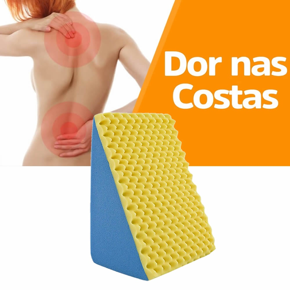 Travesseiro De Encosto Triangular Anat Mico Anti Refluxo No Shoptime