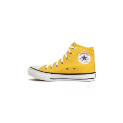 Tênis All Star Converse Chuck Taylor Cano Alto - Amarelo (Conferir tabela de tamanho) Amarelo Menor preço em Tênis All Star Converse Chuck Taylor Cano Alto - Amarelo (Conferir tabela de tamanho) Amarelo