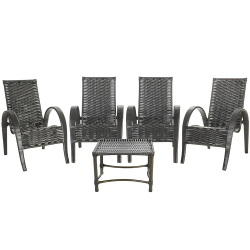 Conjunto Jardim 4 Cadeiras e Mesa Napoli Varanda Jardim Edicula Sacada é boa?