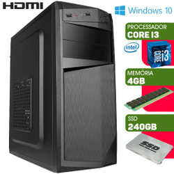 Computador Intel Core I3 Com Hdmi 4GB ssd 240GB Windows 10 Desktop Pc é boa?
