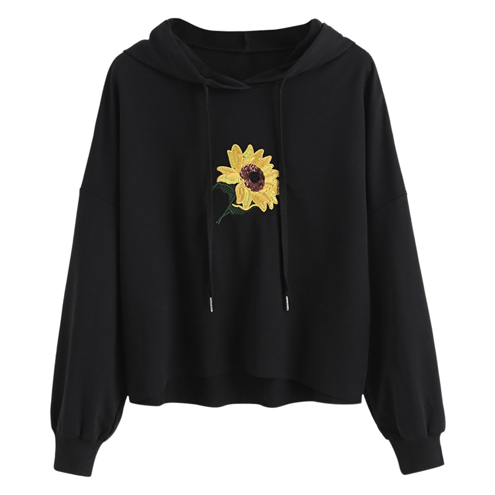 moletom com capuz sunflower