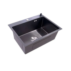 Cuba Pia Inox Gourmet Preta Quadrada Cozinha Com Acessórios 60x45cm é boa?